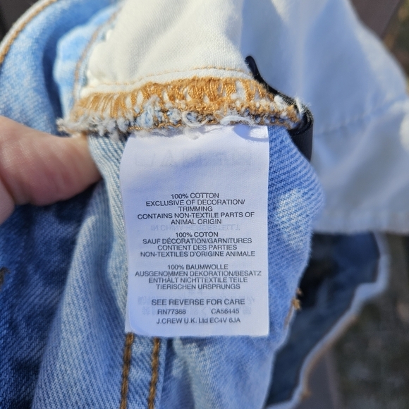 Madewell the Perfect Summer Jean light wash size 28 28 inch inseam light flaws - Picture 5 of 10